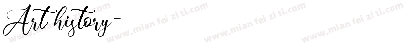 Art history字体转换